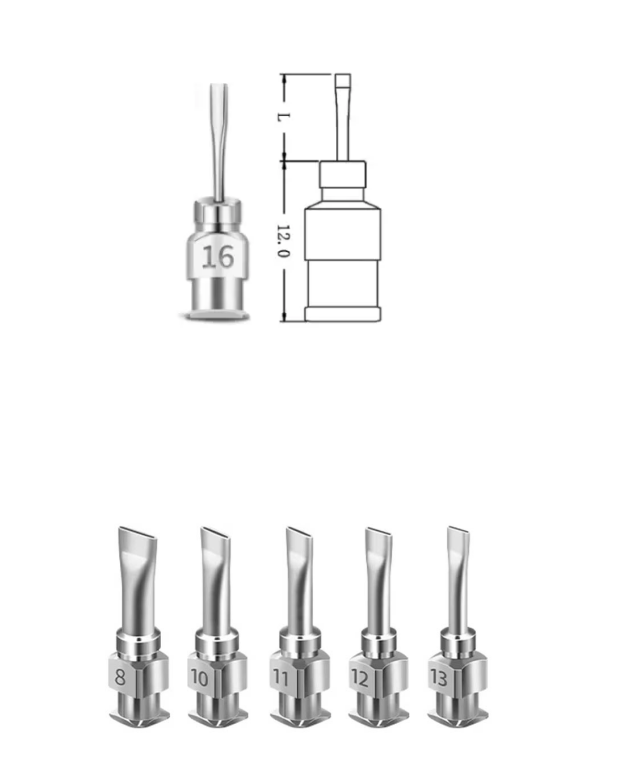 Металлическая плоская игла